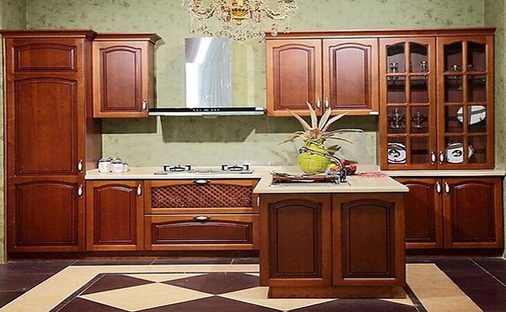 歐式復古風實木櫥柜