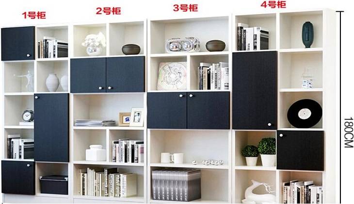 四柜組合五層設計,滿足超強收納功能